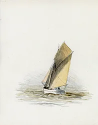 Bateau (gabare) sur l