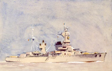 Cuirasse française, vers 1900 (gouache sur papier)