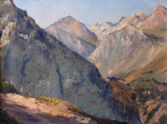 Soleil matinal sur les montagnes, Pyrénées