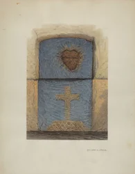Clef de voûte, vers 1940