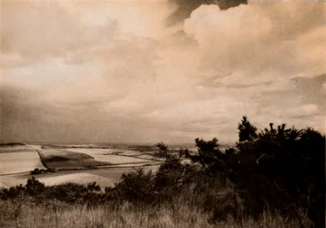 Depuis les Downs au-dessus de Streatey, Berks, vers 1927