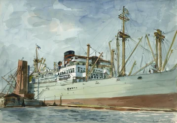 Cargo à vapeur et remorqueur
