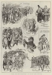 "Jack and the Beanstalk" au théâtre Drury Lane (gravure)