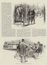 Dame visiteuse à la Chambre des communes (litho)