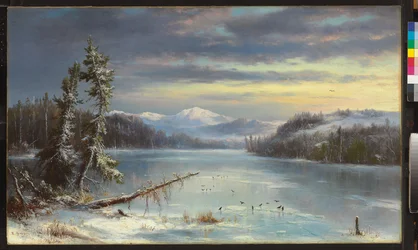 Paysage enneigé