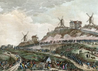 Canons apportés à Montmartre