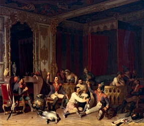 Cantonnement de soldats français