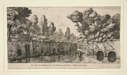 Le Jardin de Monsieur de Nue à S. Marsiou, banlieue de Paris