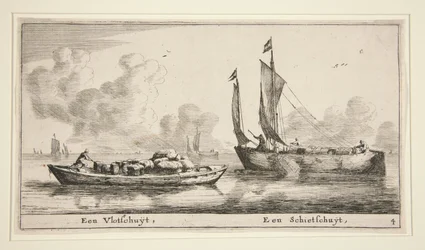 Deux bateaux (Een Vlotschuyt, Een Schietschuyt)