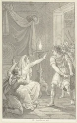 Caracalla assassine son frère Geta dans la chambre de leur mère