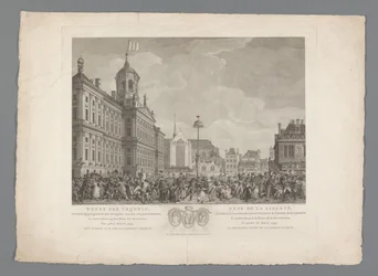 Fête de la Liberté sur la place du Dam à Amsterdam, 4 mars 1795 (Fête de la Liberté, célébrée à l