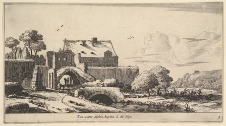 Un moulin à eau près de Saint-Denis