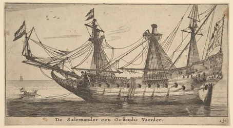 De Salemander een Oostindis Vaerder, milieu du 17ème siècle