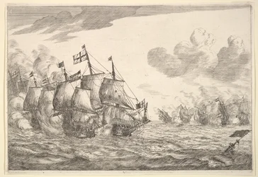 Bataille navale, XVIIe siècle