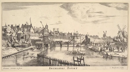 Regeliers Poort, milieu du XVIIe siècle