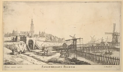 La porte de Zaagmolen, 17ème siècle