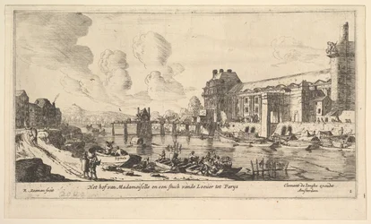 Vue du Louvre et des Tuileries, de Vues de Paris et des Environs, planche 1