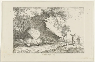 Paysage avec deux figures près d