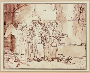 Abraham visité par l