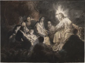 Christ et ses disciples dans le jardin de Gethsémani