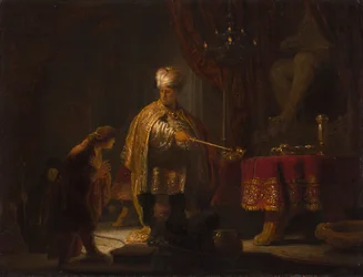 Daniel et Cyrus devant l