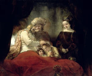 Jacob bénissant les fils de Joseph