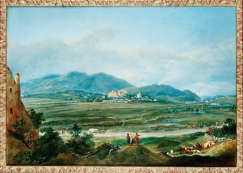 Paysage au sud de Vienne (peinture sur toile)