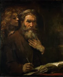 Saint Matthieu inspiré par un ange ...