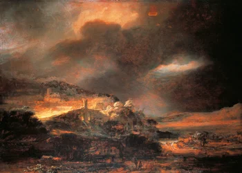 Paysage orageux, vers 1637/38