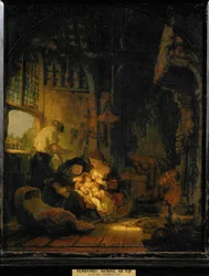 La Sainte Famille, également connue sous le nom de " La maison du charpentier " ...