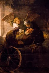 Tobias guérit son père aveugle