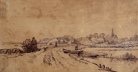 Vue de Sloten, vers 1650