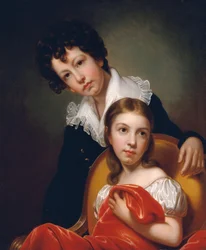 Michael Angelo et Emma Clara Peale, vers 1826