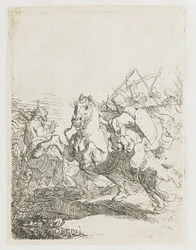 Un combat de cavalerie