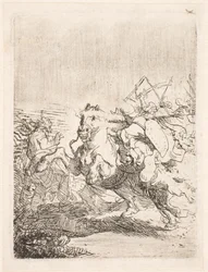 Un combat de cavalerie