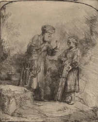 Abraham et Isaac, 1645