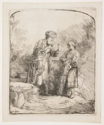 Abraham et Isaac, 1645