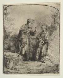 Abraham et Isaac, 1645