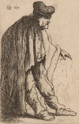 Mendiant avec sa main gauche tendue, 1631