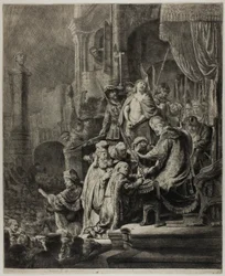 Le Christ devant Pilate : Grande planche