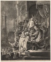 Christ devant Pilate : Grande Plaque, 1636