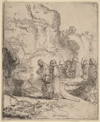 Le Christ transporté vers le tombeau