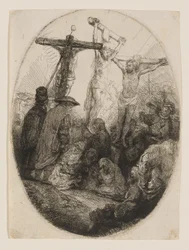 Le Christ crucifié entre deux larrons