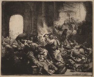 Le Christ chassant les changeurs du Temple
