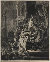 Christ devant Pilate : grande plaque