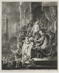 Le Christ devant Pilate : grande planche