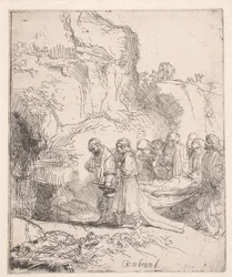 Le Christ transporté vers le tombeau
