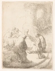 Le Christ discutant avec les docteurs : petit panneau