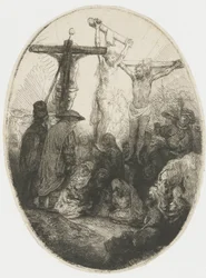 Le Christ crucifié entre les deux malfaiteurs