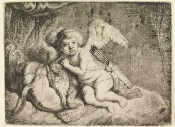 Cupidon au repos, d